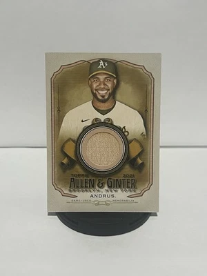 2021 Topps Allen & Ginter #AGA-EA Elvis Andrus Oakland A's Game-Used Bat Relic - Изображение 1 из 2