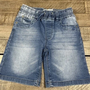 Free Planet Girls Boys Youth Denim Jean Shorts Size 8 Jorts Jeans Blue Kids Y2K - Picture 1 of 7