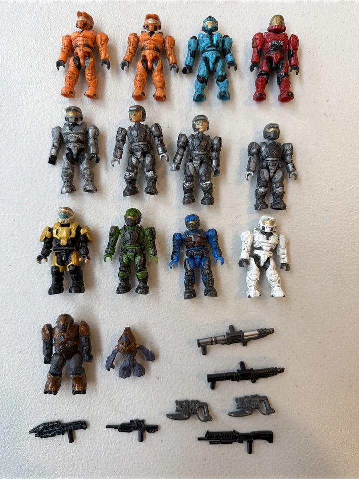 Lote de armas de construcción Halo Mega, espartanos, ODST. Foto 1 de 3