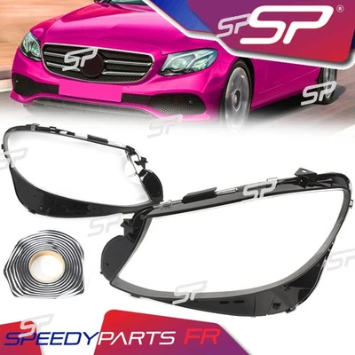 Headlight Lens Covers for Mercedes-Benz E-Class W213 2017-2020 Sedan Wagon Foto 1 de 4