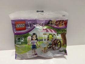 *NEW* Lego Friends Emma Ice Cream Stand 30106 Polybag Vintage 2013