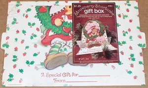 1981 "Strawberry Shortcake" Christmas Gift Box - Unused - Picture 1 of 2