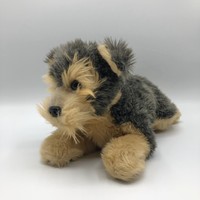 salt and pepper schnauzer stuffed animal