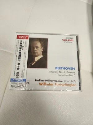 Import WILHELM FURTWANGLER CONDUCTS BEETHOVEN SYMPHONIES 5 & 6 TAHRA 4002 CD Bf - Image 1 of 4