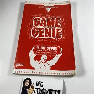 SNES Nintendo Game Genie Code Book Manual 16 Bit Super Nintendo Book Only - Bild 1 von 9