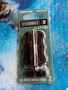 Set Of 12 Everbilt 1000 020 920 Decorative  Hinge 2"X 1 3/8" - Picture 1 of 3