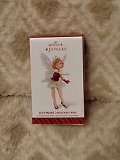 HALLMARK 2014 VERY MERRY CHRISTMAS FAIRY LIMITED EDITION ORNAMENT ~ NEW IN BOX