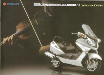 Suzuki AN650 AN650A GB Sales Brochure Burgman Executive 650 AN650K4 AN650AK4 - Image 1 of 2