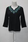Madison & Max Women's Top Black M Pre-Owned