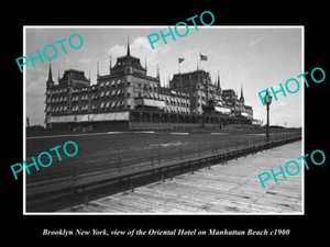 8x6 HISTORIC PHOTO OF BROOKLYN NEW YORK ORIENTAL HOTEL MANHATTAN BEACH c1900 - Picture 1 of 1