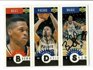 Brian Shaw Signed 1996/97 Upper Deck Card #M151 - Picture 1 of 1