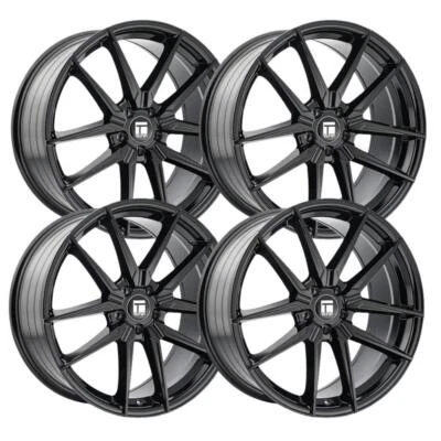 (Juego-4) Llantas Touren TR94 20x9 5x114,3 35 mm negro brillante llantas 20 pulgadas Foto 1 de 4