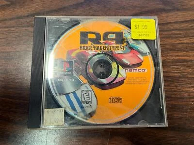 R4: Ridge Racer Type 4 (Sony PlayStation 1, 1999) Authentic, Disc Only - Image 1 of 3