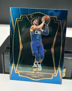 2020-21 Panini Select Premier Level Blue #183 LaMelo Ball (RC) - Foto 1 di 2