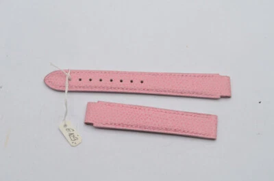 Pulsera de Cuero Chopard Vintage 16MM Cierre Plegable 14MM Nueva Rosa Foto 1 de 2