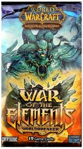 Warcraft * War of the Elements * Booster Pack New Sealed WOW Savage Raptor Loot? - Picture 1 of 1