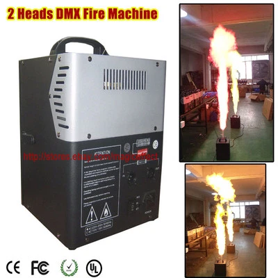 DMX Fire Machine With Two Fire Shoot Spray Fire Machine 200W Powerful Safety Use - Image 1 of 4