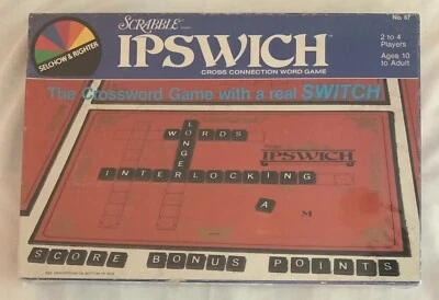 Scrabble Ipswich Crossword Board Game Selchow & Righter 1983 - Image 1 of 2