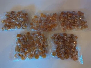 Lot of 5 Packs Butterscotch Hard Candy Individually Wrapped Bulk Sweets - Picture 1 of 1