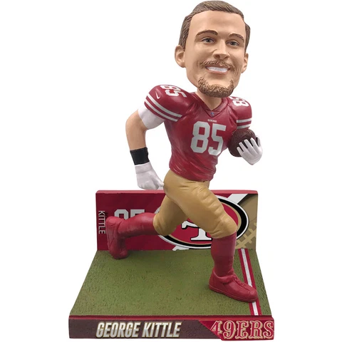 San Francisco 49ers George Kittle Big Ticket Series Bobblehead Brand New In Box Cover