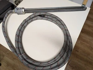 Resistenza trifase da 3 kW/380 Vca, per immersione L 68,5 cm, acciaio 304-316 - Foto 1 di 7