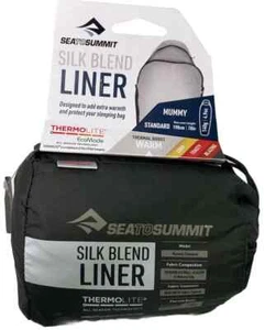 NEW! Sea To Summit Silk Blend Liner Standard Mummy Thermolite ASL032051-191802 - Picture 1 of 4