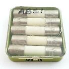 Pack of 5 Littelfuse 4AB 1A 250V 9/16" x 1-1/4" Ceramic Fuses 1 Amp Vintage