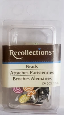 RECUERDOS Adornos Decorativos Brad - PIRULETAS - 24 piezas Foto 1 de 2