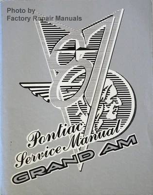 1987 Pontiac Grand AM Factory Shop Repair Service Manual Original LE SE - Image 1 of 4