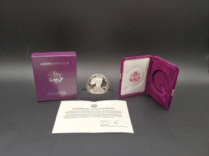 1991-S 1 oz. ASE American Silver American Eagle $1 Proof Coin with Box/COA - OGP - Picture 1 of 10