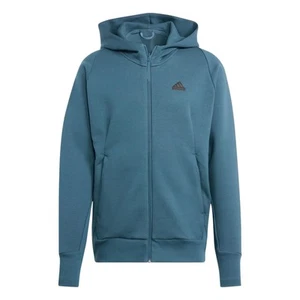 Adidas HOMBRE Z. N. E. Premium Cremallera Completa Capucha Chándal Chaqueta Azul - Imagen 1 de 9