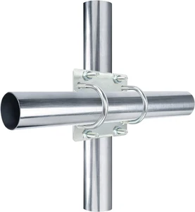 Antennenmast Klemme Cross-Over Halterung Kit mit U-Bolzen für 1"-2" OD Pole - Bild 1 von 12