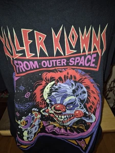 Goodie Two Sleeves Black Fitted Killer Klowns Shirt Size XL - Picture 1 of 2