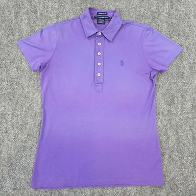 Ralph Lauren Golf Shirt Womens Small Purple Polo Tailored Fit Pima Cotton Preppy - Изображение 1 из 4