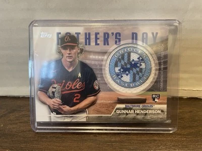 2023 Topps Series 2 - Father's Day Commemorative Team Patches Gunnar Henderson # - Image 1 of 2