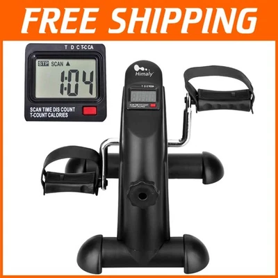 Portable Under Desk Bike Pedal Exerciser with LCD - Image 1 of 4