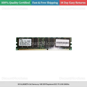 M312L2828ET0-CA2 Samsung 1GB DDR Registered ECC PC-2100 266Mhz - Picture 1 of 1