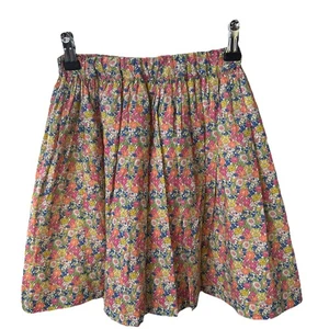 Designer Bonpoint Girls Floral Suzon Skirt Size 10Y. Organic Cotton Great Cond. - Picture 1 of 4