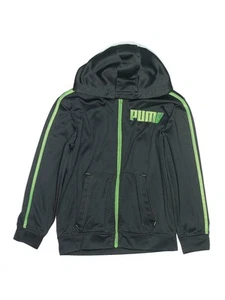 Puma Boys Green Zip Up Hoodie Small kids - Picture 1 of 2
