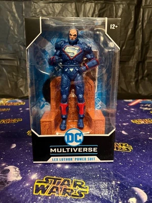 Boneco de ação DC COMICS -Multiverse McFarlane Toys Lex Luthor Power Suit NOVO!!! - Imagem 1 de 4