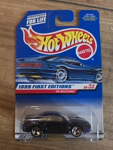 Mustang Hot Wheels 1999 primeras ediciones púrpura '99 #2 de 26 fundido a presión 1:64 - Imagen 1 de 3