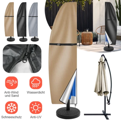 JOYHUT Abdeckung Sonnenschirm Schutzhülle Schirmhaube Marktschirm Ampelschirm Haube