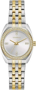 Caravelle by Bulova Ladies Two Tone crystal set Watch - Picture 1 of 7