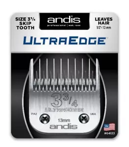 Andis Professional UltraEdge Detachable Blade, Size 3-3/4 #64133 Skip Tooth New - Picture 1 of 3