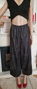 Zeitlos by Luana Culotte 7/8 Hose Weites Bein Leder Gr.2 40-42 PCP & AZO Frei - Bild 1 von 20
