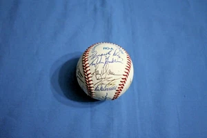 1993 California Angels team autographed baseball 21 bold sigs nm-mt Tim Salmon - Picture 1 of 8