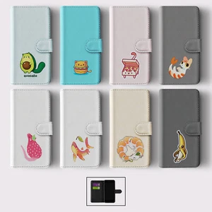 FLIP WALLET PHONE CASE FOR IPHONE 16 15 14 13 12 11 SE FUNNY ANIMALS WEIRD FOOD - Picture 1 of 10