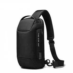 Anti-theft Sling Backpack Men's Chest Bag Crossbody Backpack Shoulder Daypack - Picture 1 of 10