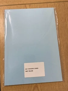 A4 190gsm Karte - himmelblau - Pack 25 - Bild 1 von 1