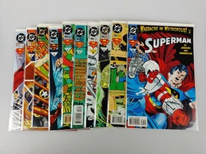 10x Superman 92-99 101 y 102 1994 1995 DC Comics - manga y respaldo - Imagen 1 de 12